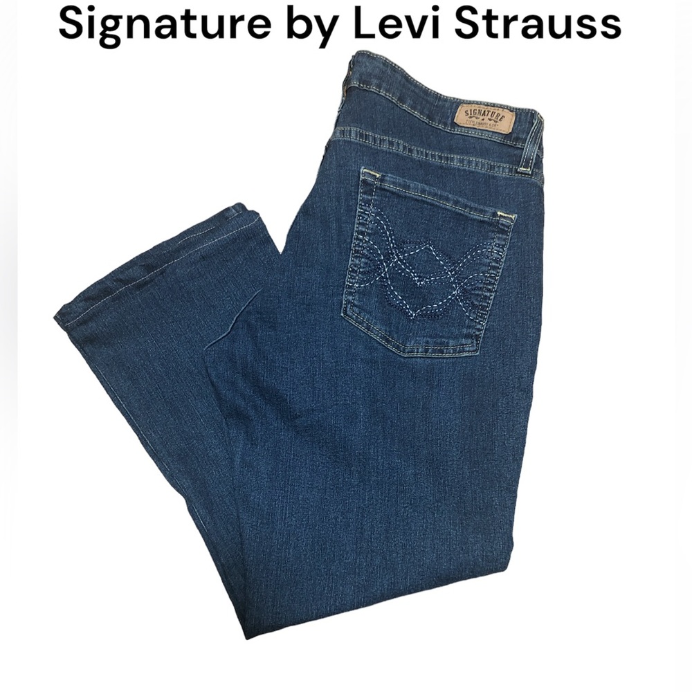 SIGNATURE BY LEVI STRAUSS modern boot cut cropped jeans